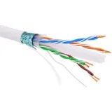 ДКС Патч корд кабель экранированный F/UTP 4х2 CAT6,LSZH, белый RNP6FULS3WH DKC