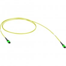 ДКС Оптический соединительный шнур 16 ОВ, 9/125 OS2, 1xMTP(16)f APC/1xMTP(16)f APC, тип В, 1 м RNPC16S01 DKC