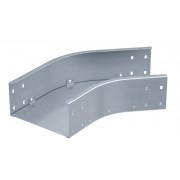 ДКС Угол горизонтальный 45 градусов 50х50, 1,2 мм, горячий цинк, в комплекте с крепежными элементами и соединительными пластинами, необходимыми для монтажа SCN505KHDZ DKC