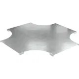 ДКС Крышка на ответвитель DPX Х-образный горизонтальный 300, в комплекте с крепежными элементами и соединительными пластинами, необходимыми для монтажа, горячеоцинкованная SKXS300KHDZ DKC