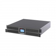 ДКС Онлайн ИБП серии Small Rackmount, 1000 ВА/900 Вт, 1/1, 6xIEC C13, 1хIEC C19, EPO, USB, RS-232, Rack 2U, з/у 6А, без АКБ SMALLR1A0PI DKC