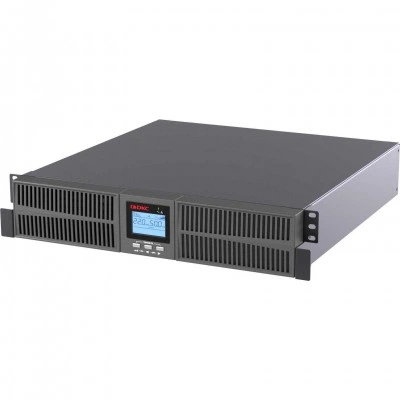 ДКС Онлайн ИБП серии Small Rackmount, 1000 ВА/900 Вт, 1/1, 6xIEC C13, 1хIEC C19, EPO, USB, RS-232, Rack 2U, з/у 6А, без АКБ SMALLR1A0PI DKC
