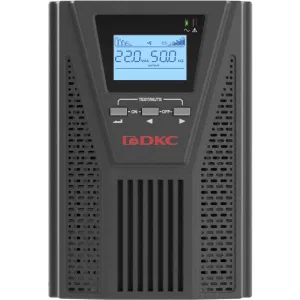 ДКС Онлайн ИБП серии Small Tower, 1000 ВА/900 Вт, 1/1, 2xSchuko, EPO,USB, RS-232, RJ45, з/у 6А, без АКБ SMALLT1A0PS DKC ДКС Онлайн ИБП серии Small Tower, 1000 ВА/900 Вт, 1/1, 2xSchuko, EPO,USB, RS-232, RJ45, з/у 6А, без АКБ SMALLT1A0PS DKC