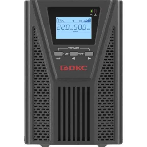 ДКС Онлайн ИБП серии Small Tower, 1000 ВА/900 Вт, клеммы, EPO, USB, RS-232, RJ45, з/у 1А, 3 x 7 Ач SMALLT1A10H DKC ДКС Онлайн ИБП серии Small Tower, 1000 ВА/900 Вт, клеммы, EPO, USB, RS-232, RJ45, з/у 1А, 3 x 7 Ач SMALLT1A10H DKC