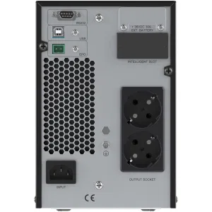 ДКС Онлайн ИБП серии Small Tower, 1000 ВА/900 Вт, 1/1, 2xSchuko, EPO,USB, RS-232, RJ45, з/у 1А, 3x7Ач SMALLT1A10S DKC ДКС Онлайн ИБП серии Small Tower, 1000 ВА/900 Вт, 1/1, 2xSchuko, EPO,USB, RS-232, RJ45, з/у 1А, 3x7Ач SMALLT1A10S DKC