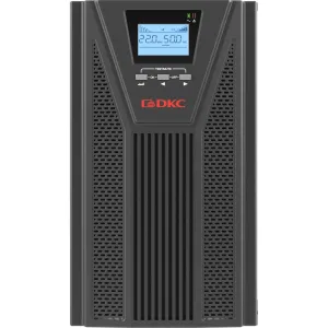 ДКС Онлайн ИБП серии Small Tower, 3000 ВА/2700 Вт, 1/1, 4xSchuko, EPO,USB, RS-232, RJ45, з/у 6А, без АКБ SMALLT3A0PS DKC ДКС Онлайн ИБП серии Small Tower, 3000 ВА/2700 Вт, 1/1, 4xSchuko, EPO,USB, RS-232, RJ45, з/у 6А, без АКБ SMALLT3A0PS DKC