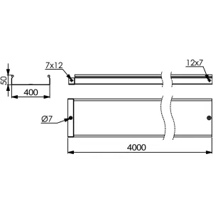 ДКС Лоток 50x400х4000, 1,2 мм, горячеоцинкованный SNN40540HDZ DKC ДКС Лоток 50x400х4000, 1,2 мм, горячеоцинкованный SNN40540HDZ DKC