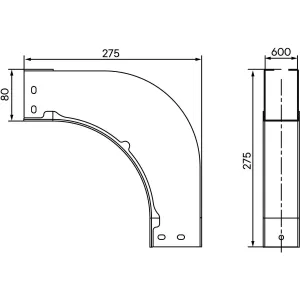 ДКС Угол вертикальный внешний 90 градусов 80х600, 2,0 мм, горячий цинк, в комплекте с крепежными элементами и соединительными пластинами, необходимыми для монтажа SOH860KHDZ DKC ДКС Угол вертикальный внешний 90 градусов 80х600, 2,0 мм, горячий цинк, в комплекте с крепежными элементами и соединительными пластинами, необходимыми для монтажа SOH860KHDZ DKC