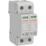 ДКС УЗИП, тип 2, 2 полюса, Imax 40kA, со сменным модулем, Un 440V SPD-T2-2N40P440 DKC