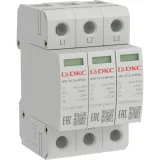ДКС УЗИП, тип 2, 3 полюса, Imax 40kA, со сменным модулем, Un 440V SPD-T2-3L40P440 DKC