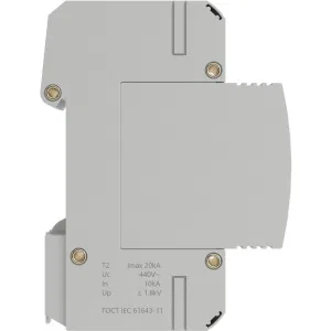 ДКС УЗИП, тип 3, 2 полюса, Imax 20kA, со сменным модулем, Un 440V SPD-T3-2N20P440 DKC ДКС УЗИП, тип 3, 2 полюса, Imax 20kA, со сменным модулем, Un 440V SPD-T3-2N20P440 DKC