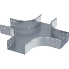 ДКС Ответвитель Х-образный 100х300, 2,0 мм, горячий цинк, в комплекте с крепежными элементами и соединительными пластинами, необходимыми для монтажа SXH1030KHDZ DKC