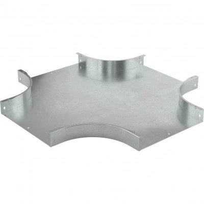ДКС Ответвитель DPX Х-образный горизонтальный 100х35, в комплекте с крепежными элементами и соединительными пластинами, необходимыми для монтажа, цинк-ламельный SXS3510KZL DKC