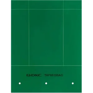 ДКС Табличка гибкая для маркировки оболочек 100x60мм. Клейкое основание. Винил. Зелёная TAF60100AG DKC ДКС Табличка гибкая для маркировки оболочек 100x60мм. Клейкое основание. Винил. Зелёная TAF60100AG DKC