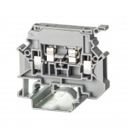 ДКС Клемма для предохранителя, винтовой зажим, 2 точки подключения, 4 кв.мм, серая TUR-4-HESI DKC