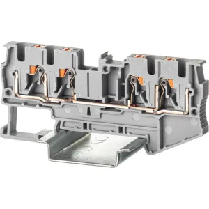 ДКС Клемма проходная, зажим push-in, 4 точки подключения, 4 кв.мм, серая VPR-4-QUATTRO-GY DKC ДКС Клемма проходная, зажим push-in, 4 точки подключения, 4 кв.мм, серая VPR-4-QUATTRO-GY DKC