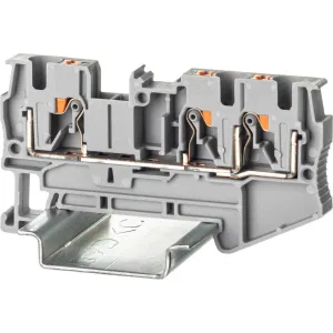 ДКС Клемма проходная, зажим push-in, 3 точки подключения, 4 кв.мм, серая VPR-4-TWIN-GY DKC ДКС Клемма проходная, зажим push-in, 3 точки подключения, 4 кв.мм, серая VPR-4-TWIN-GY DKC