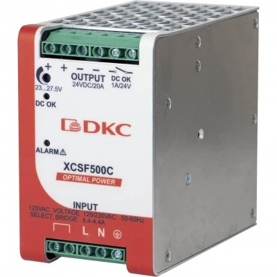 ДКС Источник питания "OPTIMAL POWER", однофазный, 500Вт, 10А, 48В, с ORing диодом XCSF500D DKC ДКС Источник питания "OPTIMAL POWER", однофазный, 500Вт, 10А, 48В, с ORing диодом XCSF500D DKC