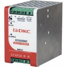ДКС Источник питания "HEAVY POWER", трехфазный, 500Вт, 20А, 24В XCSG500C DKC