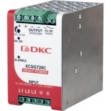 ДКС Источник питания "HEAVY POWER", трехфазный, 720Вт, 30А, 24В XCSG720C DKC