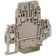 ДКС DBC.2GR(Ex), проходной зажим серый 2 уровня 2,5 кв.мм (замена на KRUKB-3) ZDB100GR DKC