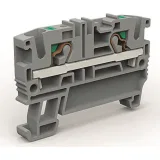 ДКС Проходная клемма 2 точки подключения на 4 кв.мм (замена на VPR-4-GY) ZEFC400GR DKC