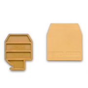 ДКС Крышка для двухуровневой клеммы на 2,5 кв.мм (замена на D-VPRTT-2.5) ZEFD201BL DKC