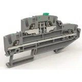 ДКС Двухуровневая клемма с размыкателем на 2,5 кв.мм ZEFDS210GR DKC