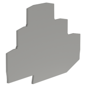 ДКС Крышка для трехуровневой клеммы на 2,5 кв.мм (замена на D-VPR-2.5-3L) ZEFT201GR DKC