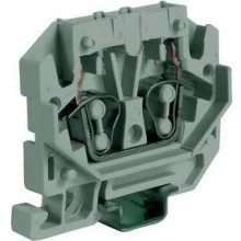 ДКС HPP.2(Ex)i, мини зажим, проходной 2,5 кв.мм синий ZHI132 DKC