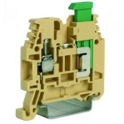 ДКС Проходной зажим винт (4 кв. мм) - прорезание изоляции (1,5 кв. мм) . Бежевый ZNC200 DKC