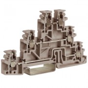 ДКС TLD.2(Ex)i, 3 уровневый проходной зажим синий 2,5 кв.мм (замена на DKIDR-1.5) ZTL300 DKC